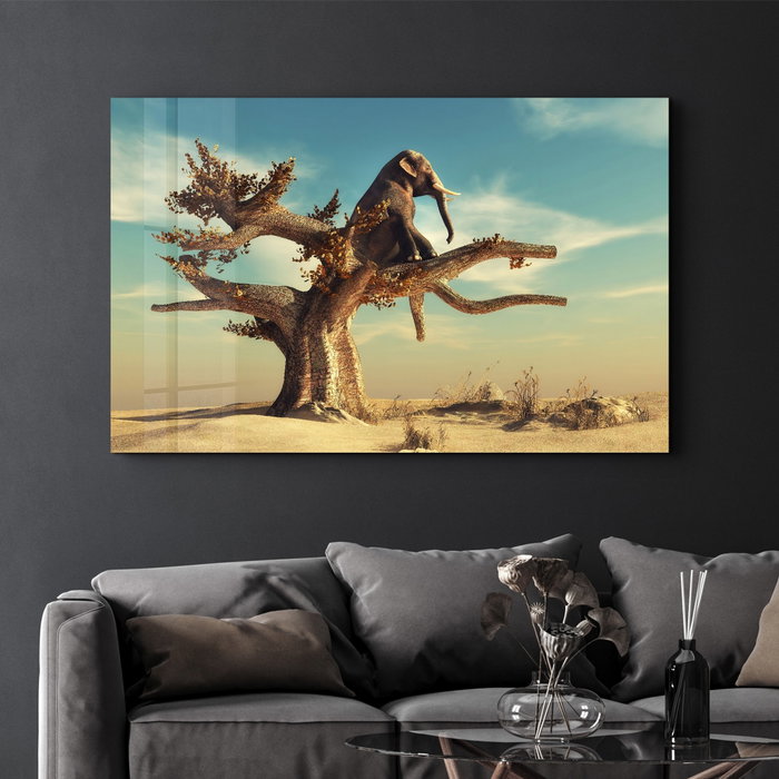 Wallity CAM-5020 Pintura Decorativa de Vidrio Templado 46 x 72 cm